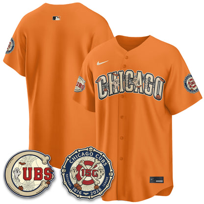 Chicago Cubs Halloween 2026 Vapor Limited Jersey - Stitched