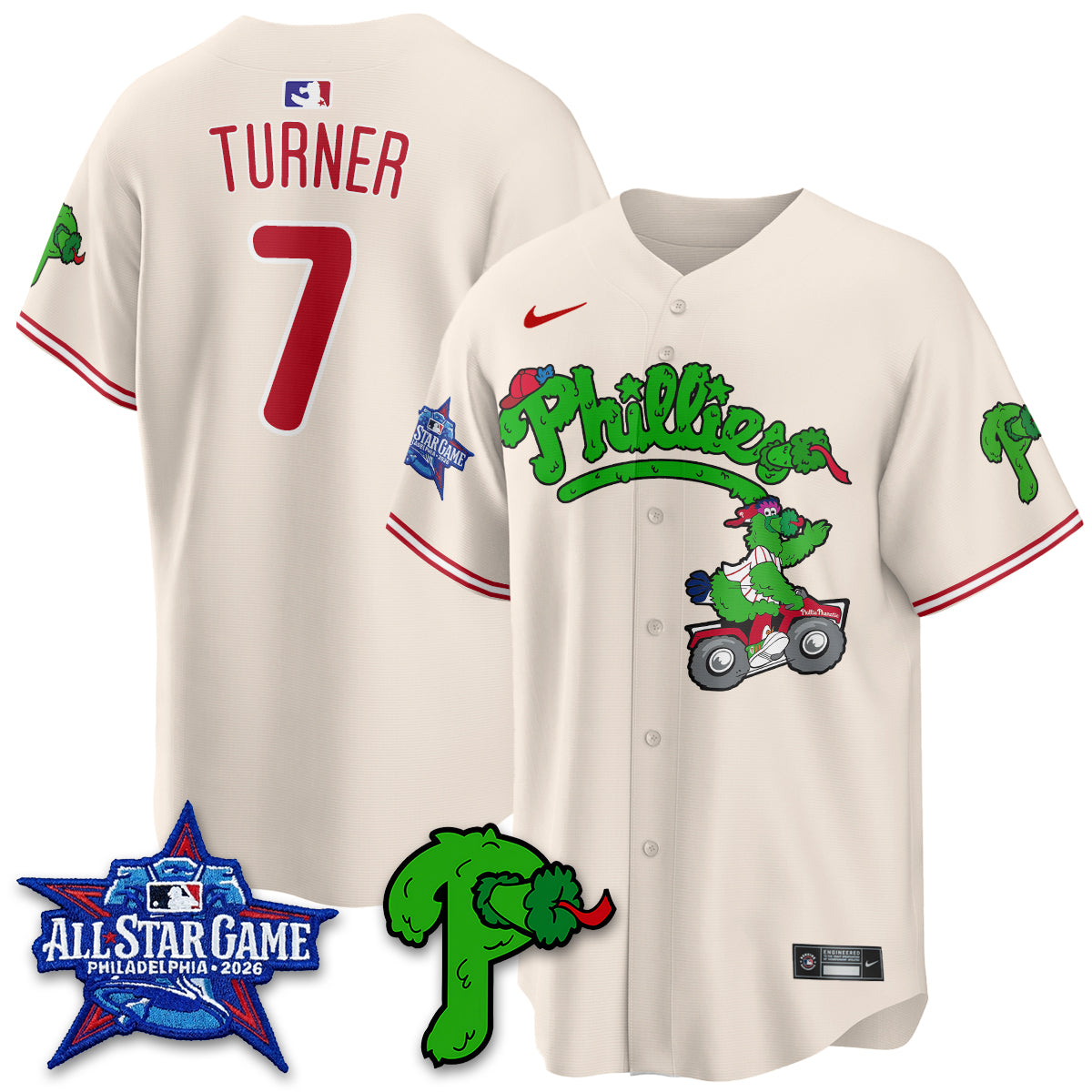 Philadelphia Phillies Phanatic Vapor Limited Jersey V2- Stitched