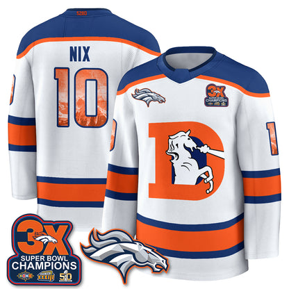 DEN Fan Gear Edition Hockey Jersey - Stitched