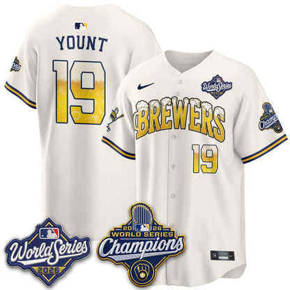 MIL "Pitcher & Pint" 2026 WS Champions Jersey - Stitched (#9) (2)