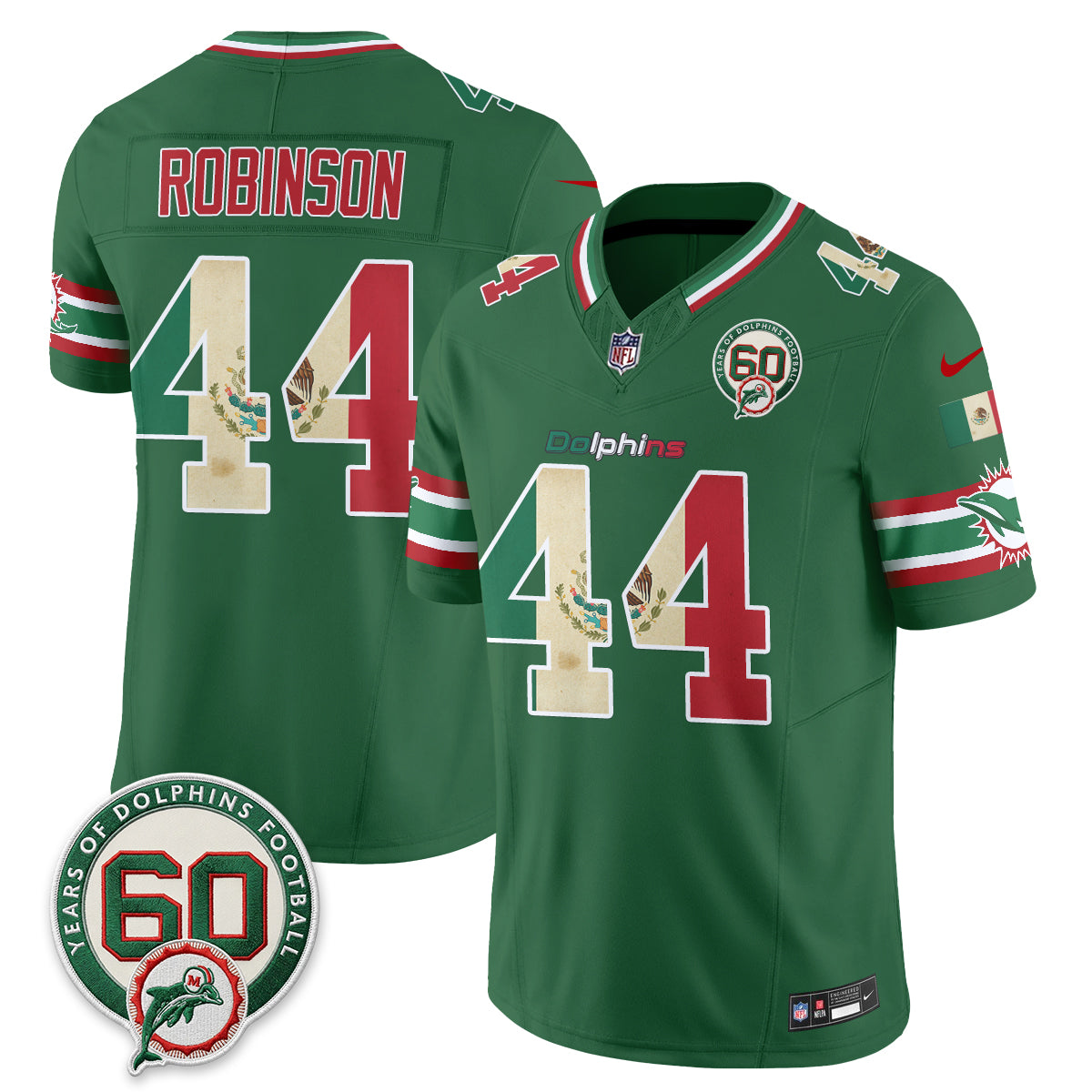 MIA Mexico Edition Vapor Jersey - Stitched