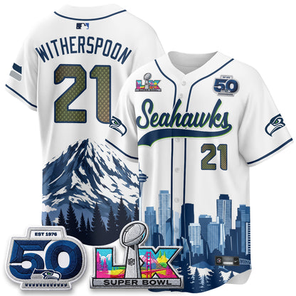 Seattle Seahawks City Edition Vapor Baseball Jersey - Stitch