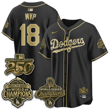 LAD Military Appreciation Game Day Jersey -All Stitched