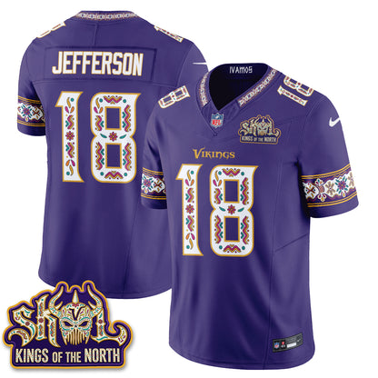 Minnesota Vikings  Latino Heritage Month Vapor Jersey - Stitched
