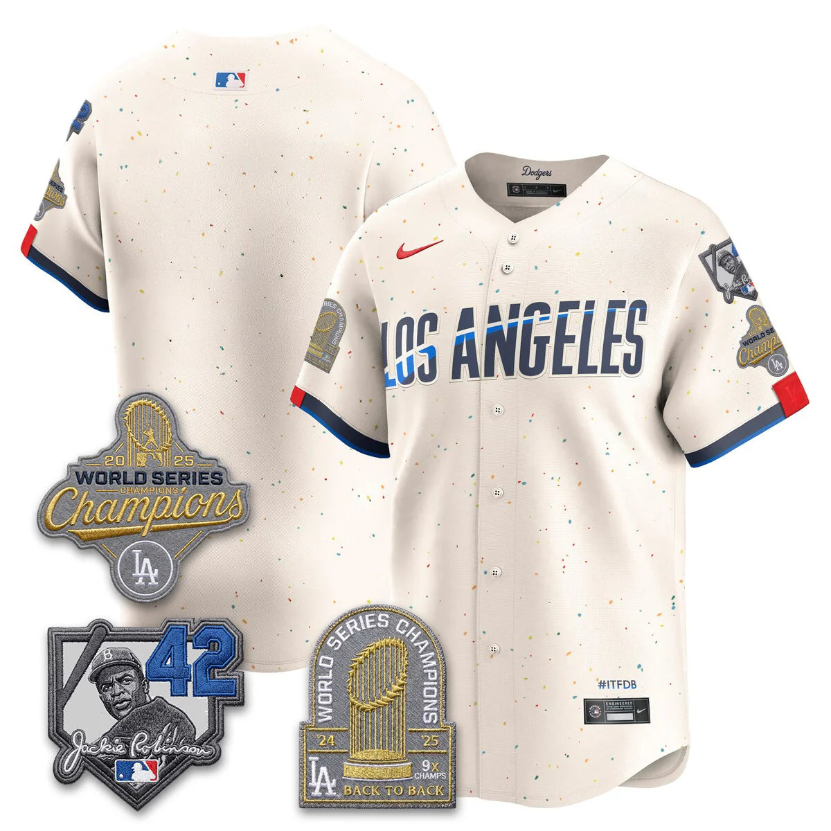 LAD -  2026 Jackie Robinson Day Vapor Limited Jersey - All Stitched