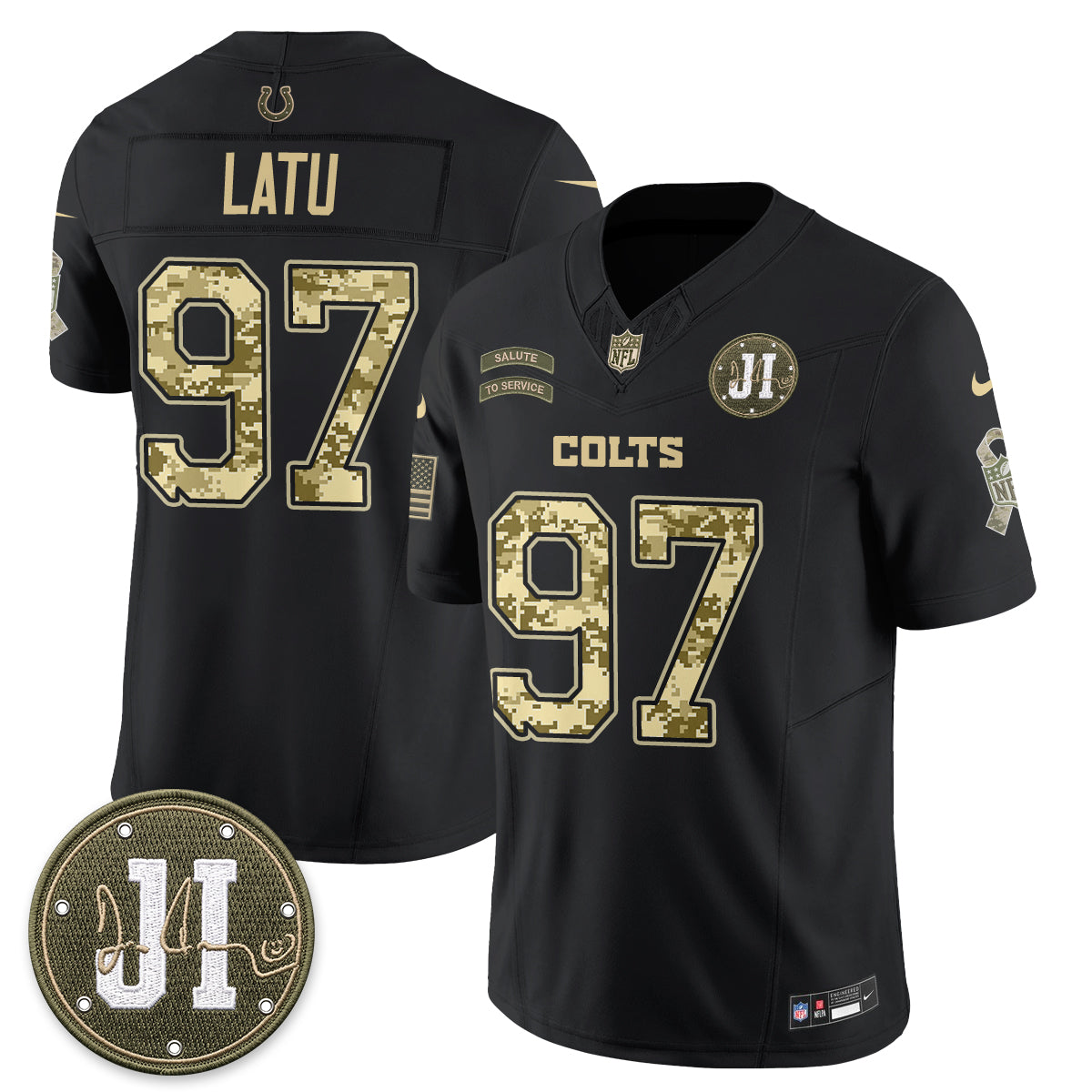 IND 2026 Salute to Service Vapor Jersey - Stitched