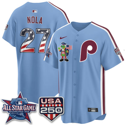 Philadelphia Phillies 2026 All Star Phanatic Edition Vapor Jersey - Stitched