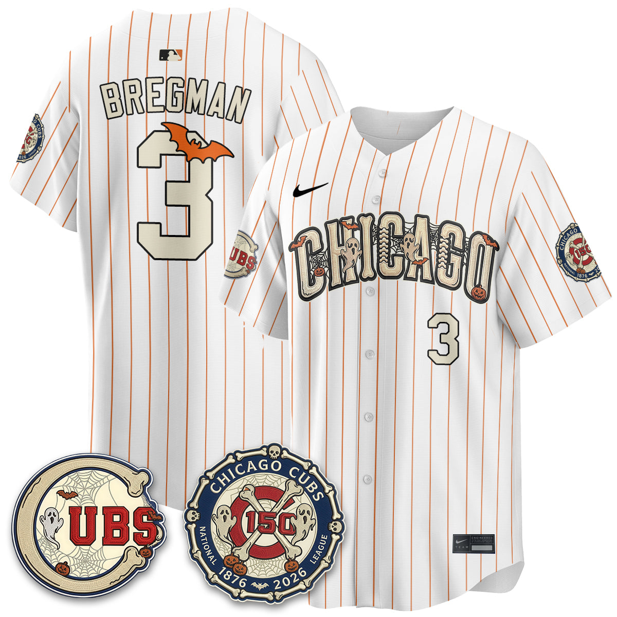 Chicago Cubs Halloween 2026 Vapor Limited Jersey - Stitched