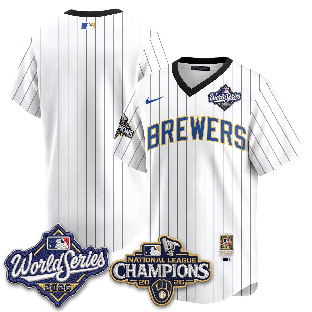 MIL 2026 NL Champions Throwback Jersey - Stitched
