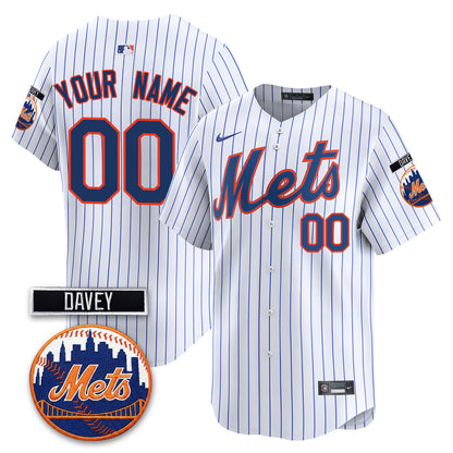 NYM 2026 Davey Johnson Memorial Vapor Custom Limited Jersey - All Stitched