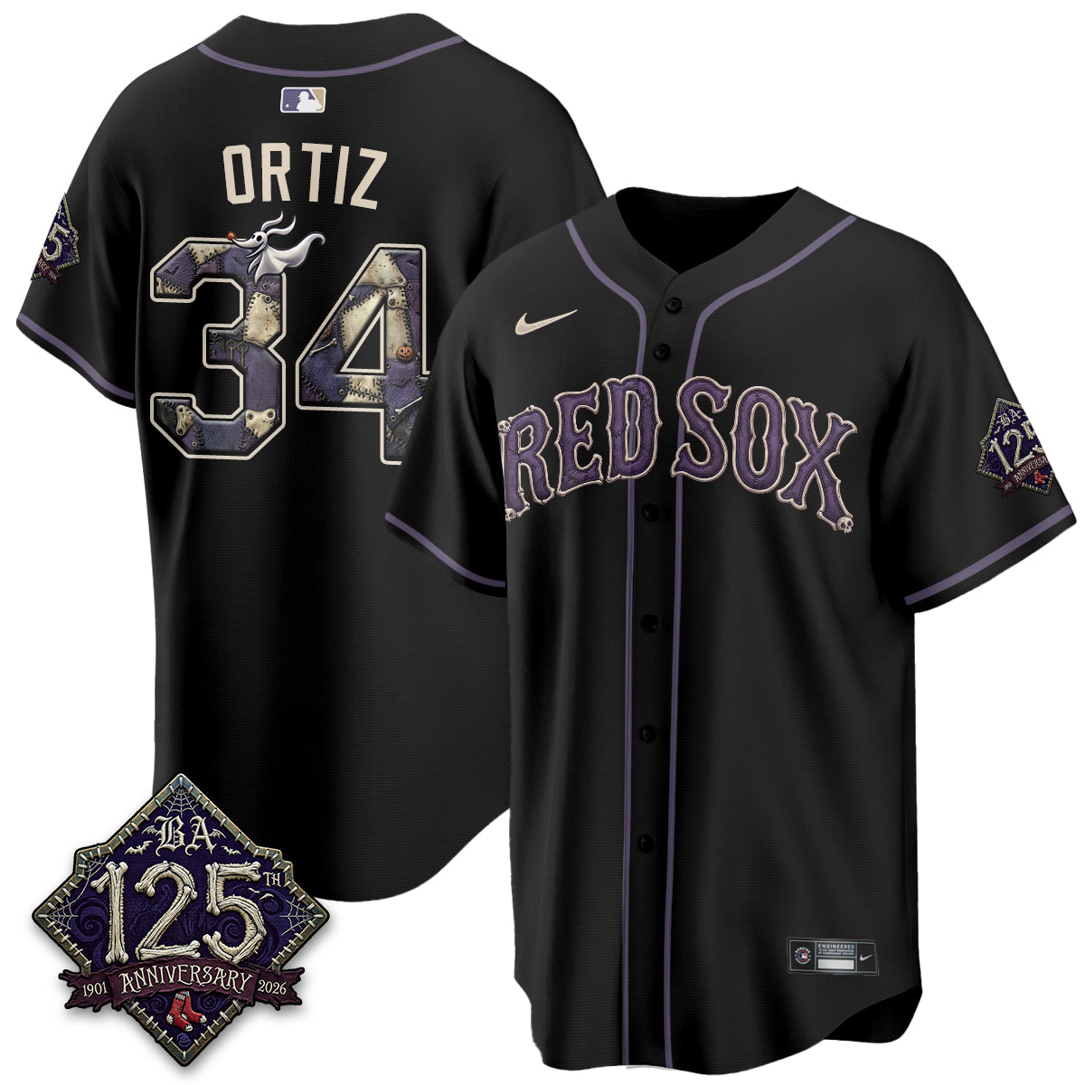 Boston Red Sox Nightmare Vapor Limited Jersey - Stitched