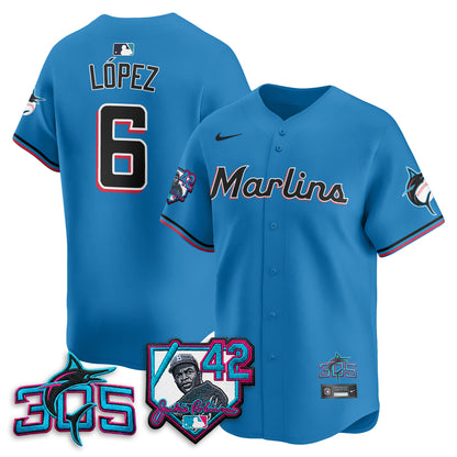 MIA 2026 Jackie Robinson New Era Vapor Limited Jersey - All Stitched