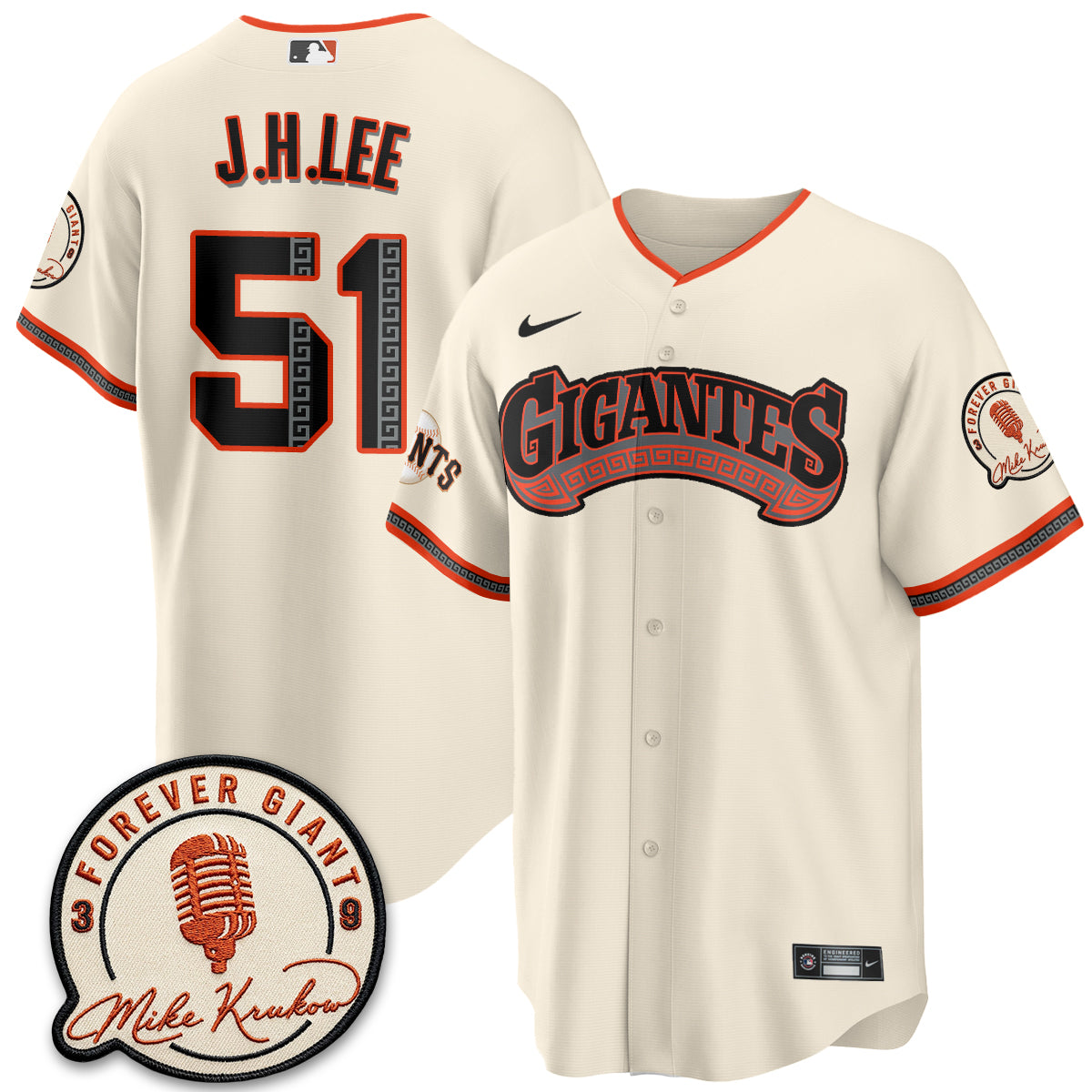 SF Mike Krukow Vapor Jersey - Stitched