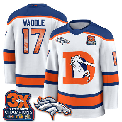 DEN Fan Gear Edition Hockey Jersey - Stitched