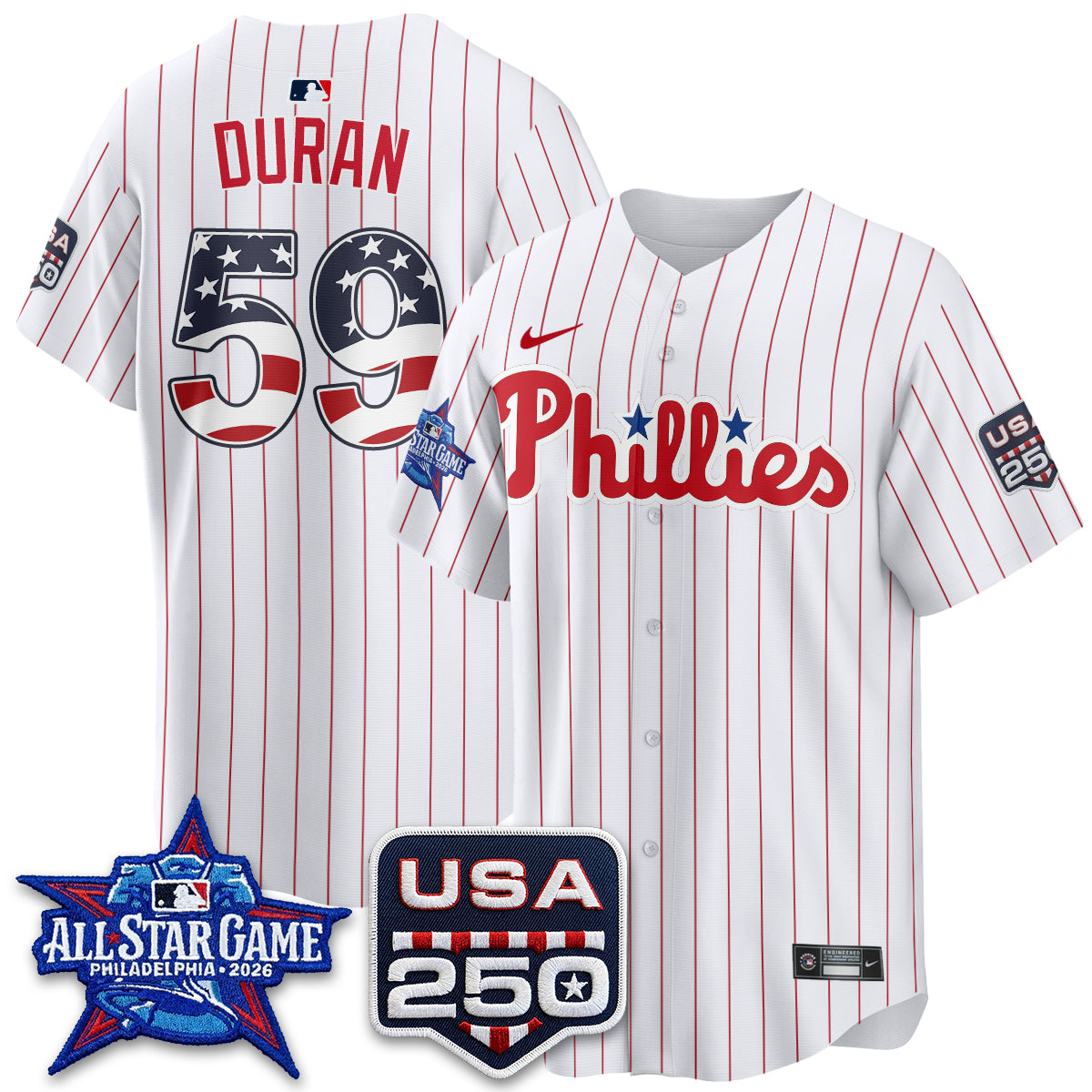 Philadelphia Phillies 2026 All Star Edition Vapor Jersey - Stitched