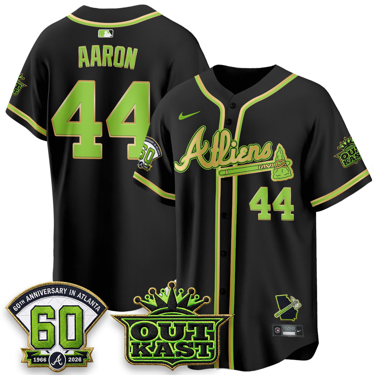 ATL x Outkast Atliens Vapor Jersey - Stitched