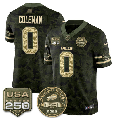 BUF 2026 Salute to Service Edition Vapor Jersey V2- Stitched