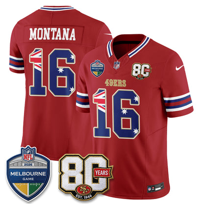 SF Melbourne Game 2026 Vapor Jersey - Stitched