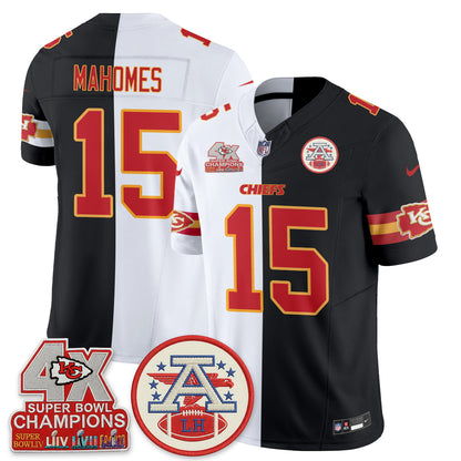 Kansas City Chiefs Split Edition Vapor Jersey - Stitched