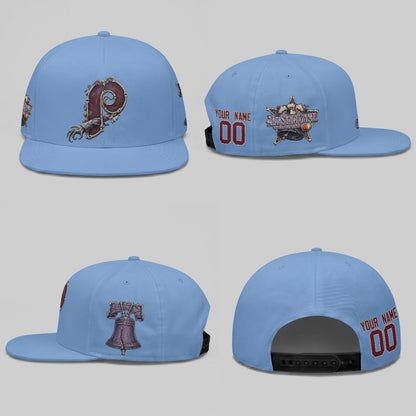 Philadelphia Phillies Nightmare Snapback Personalized Cap - Printed