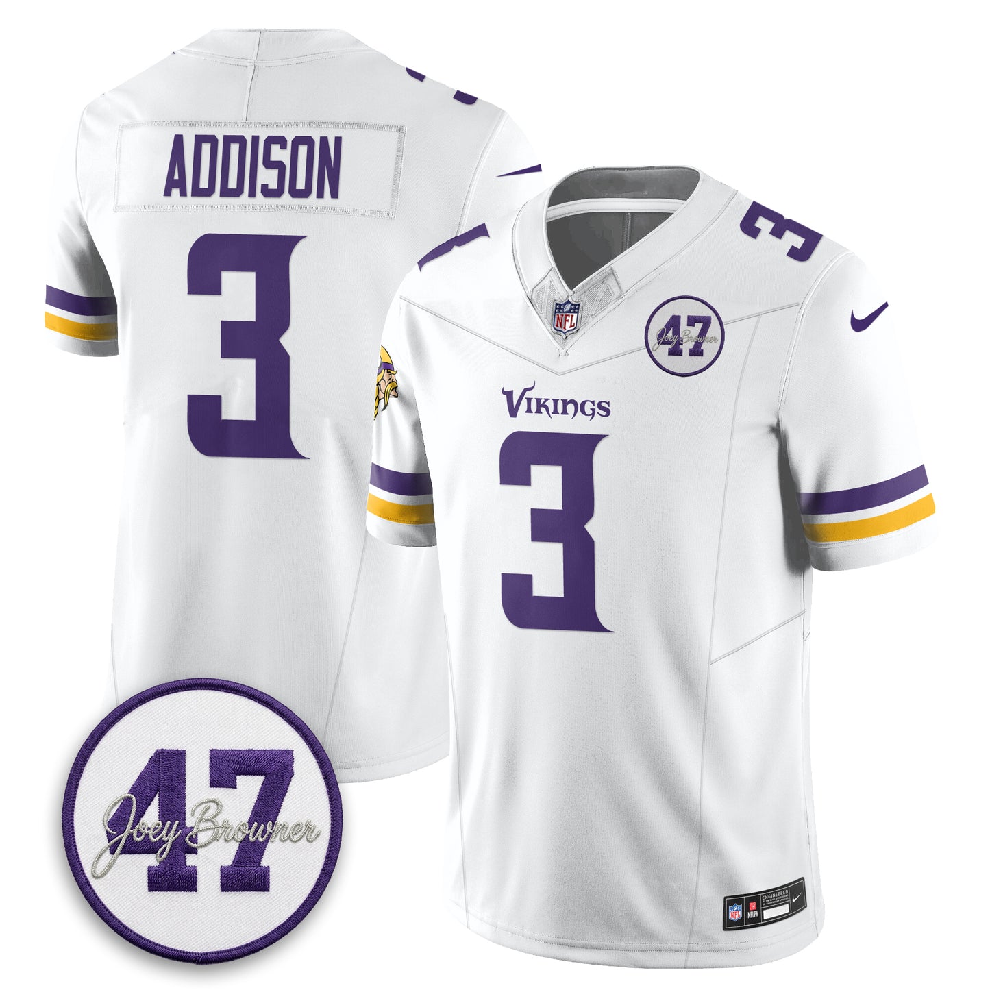 MIN Joey Browner Thank You For Memories - 1960 – 2026 Football Vapor Limited Jersey - All Stitched