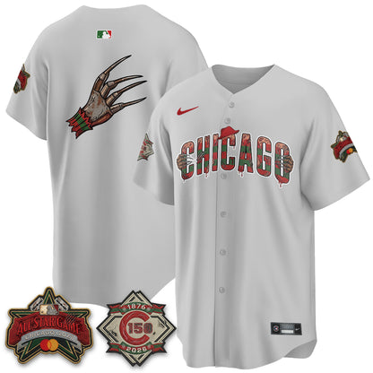 CHC A Nightmare on Wrigley Field Edition Vapor Jersey - Stitched