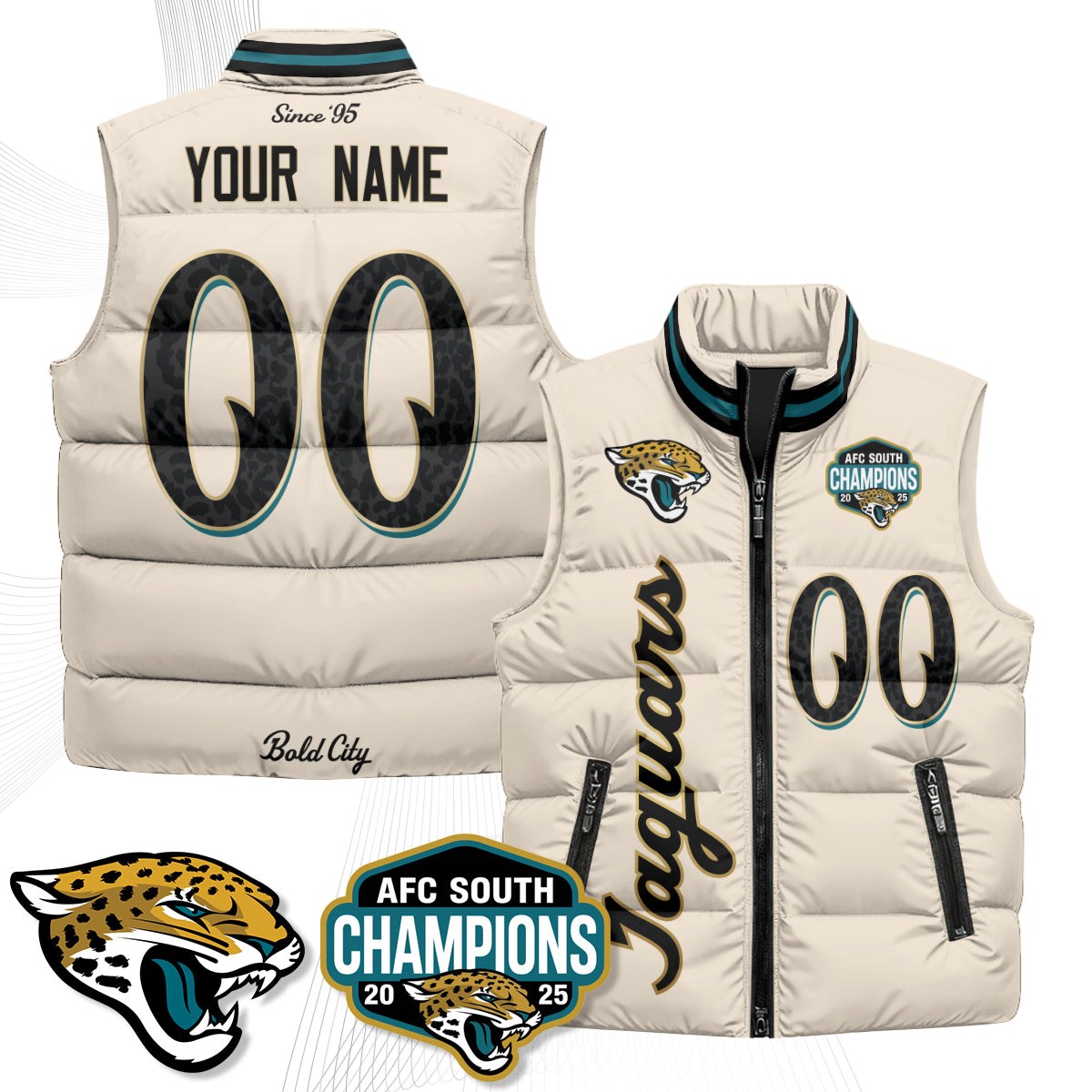JAX 2026 Rivalries Custom Puffer Vest - Printed