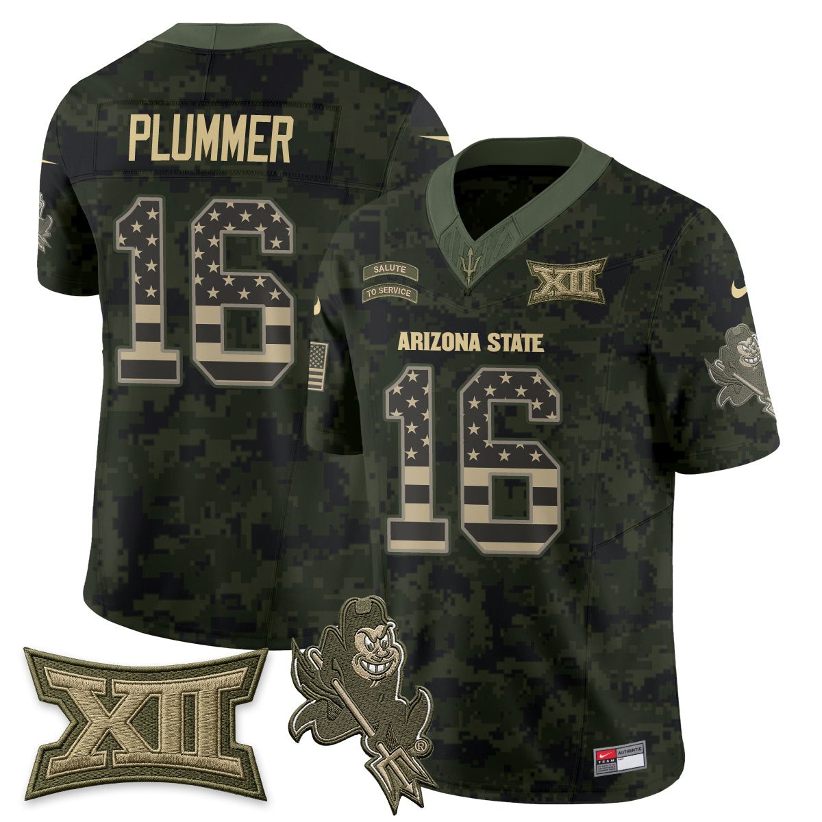 ASU 2026 Salute to Service Vapor Jersey - Stitched