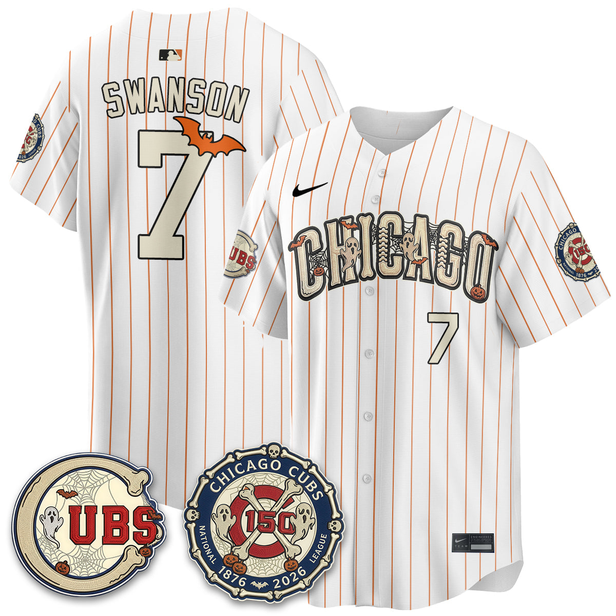 Chicago Cubs Halloween 2026 Vapor Limited Jersey - Stitched