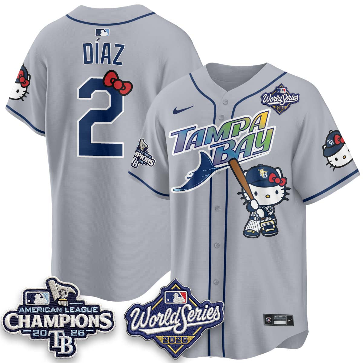 TB 2026 AL Champions x Meow KT Vapor Jersey - Stitched