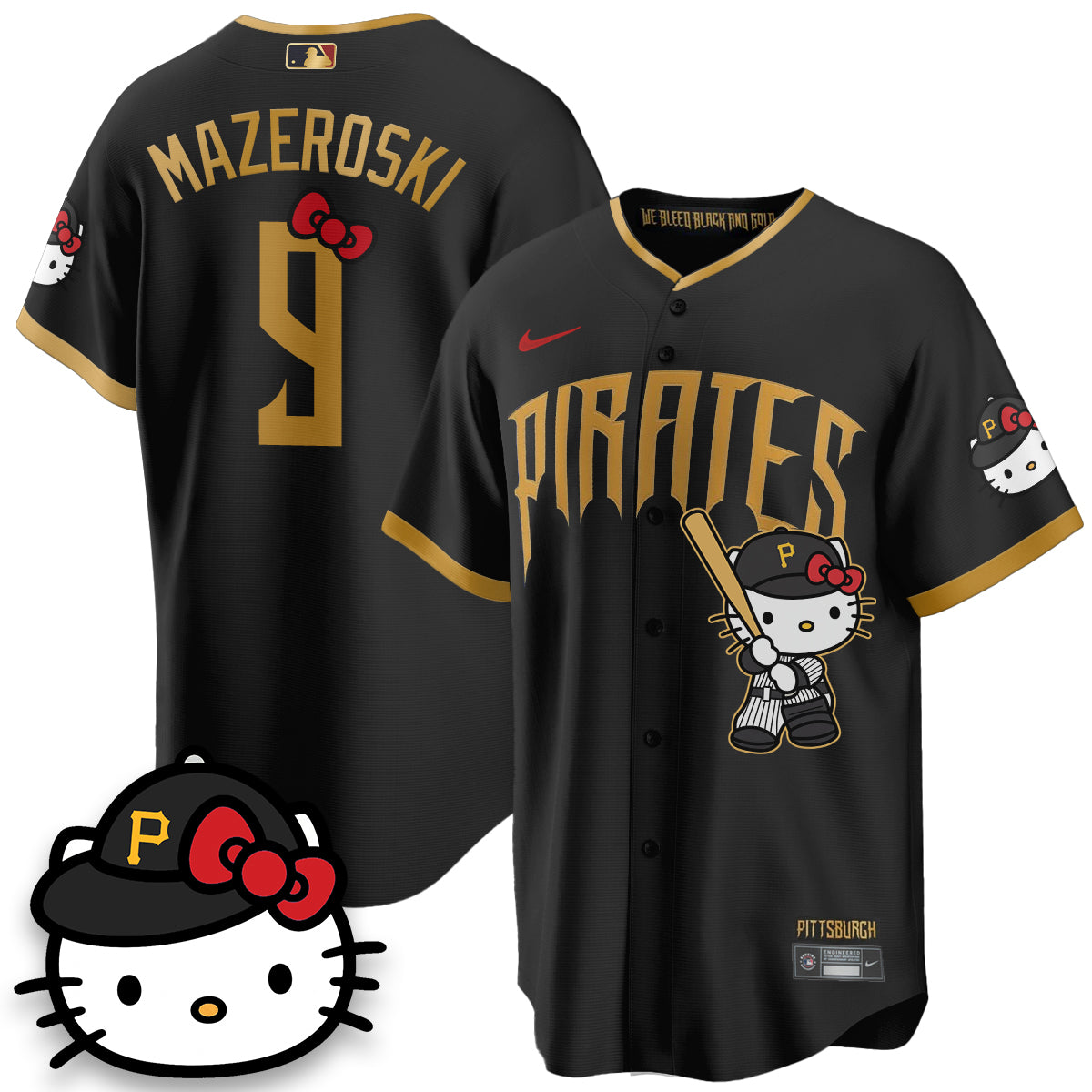 Pittsburgh Pirates x Meow KT Vapor Limited Jersey - Stitched