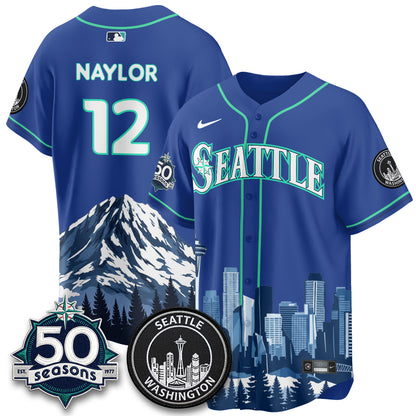 Seattle Mariners City Edition Vapor Jersey - Printed