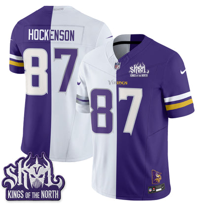 Minnesota Vikings Split Edition Vapor Jersey - Stitched