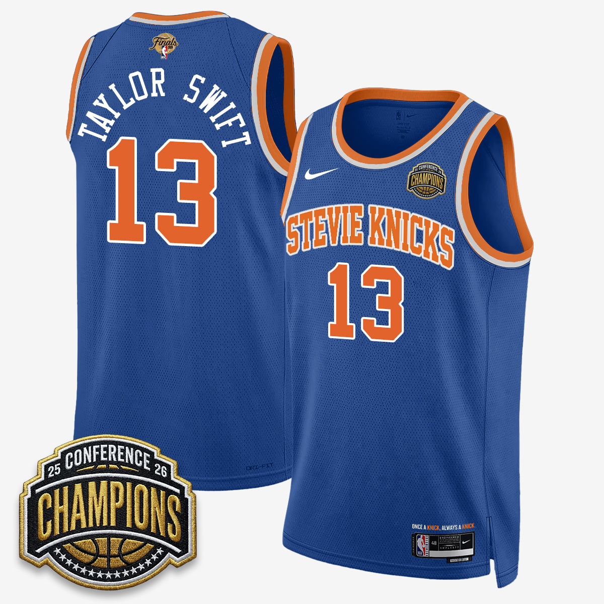 New York Knicks 2026 Finals TS Jersey- Stitched