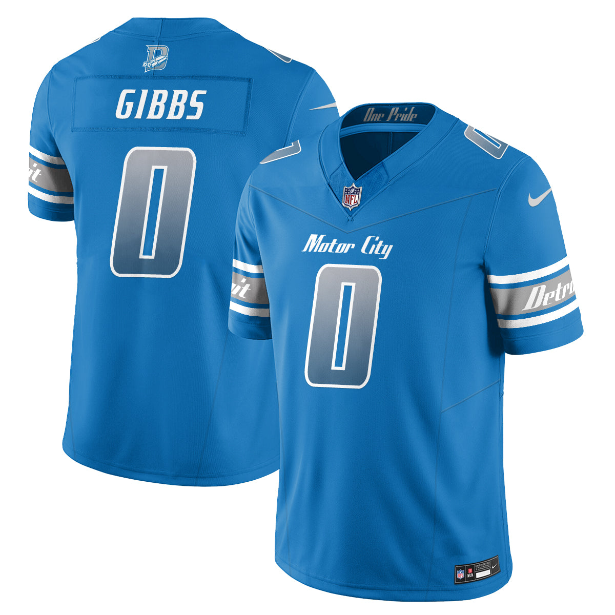Detroit Lions Fangear Edition Vapor Jersey - Stitched