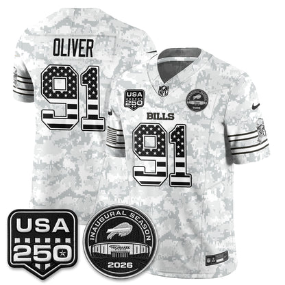 BUF 2026 Salute to Service Edition Vapor Jersey - Stitched