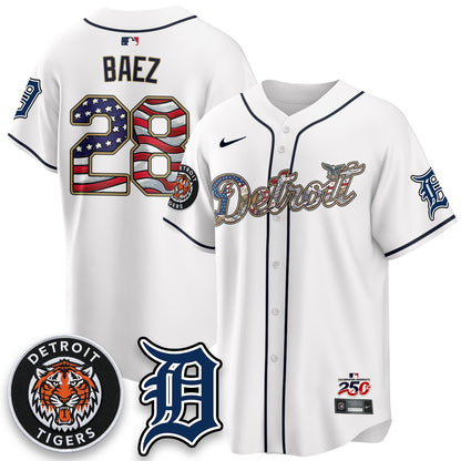 DET 2026 Independence Day USA Vapor Limited Jersey - Stitched