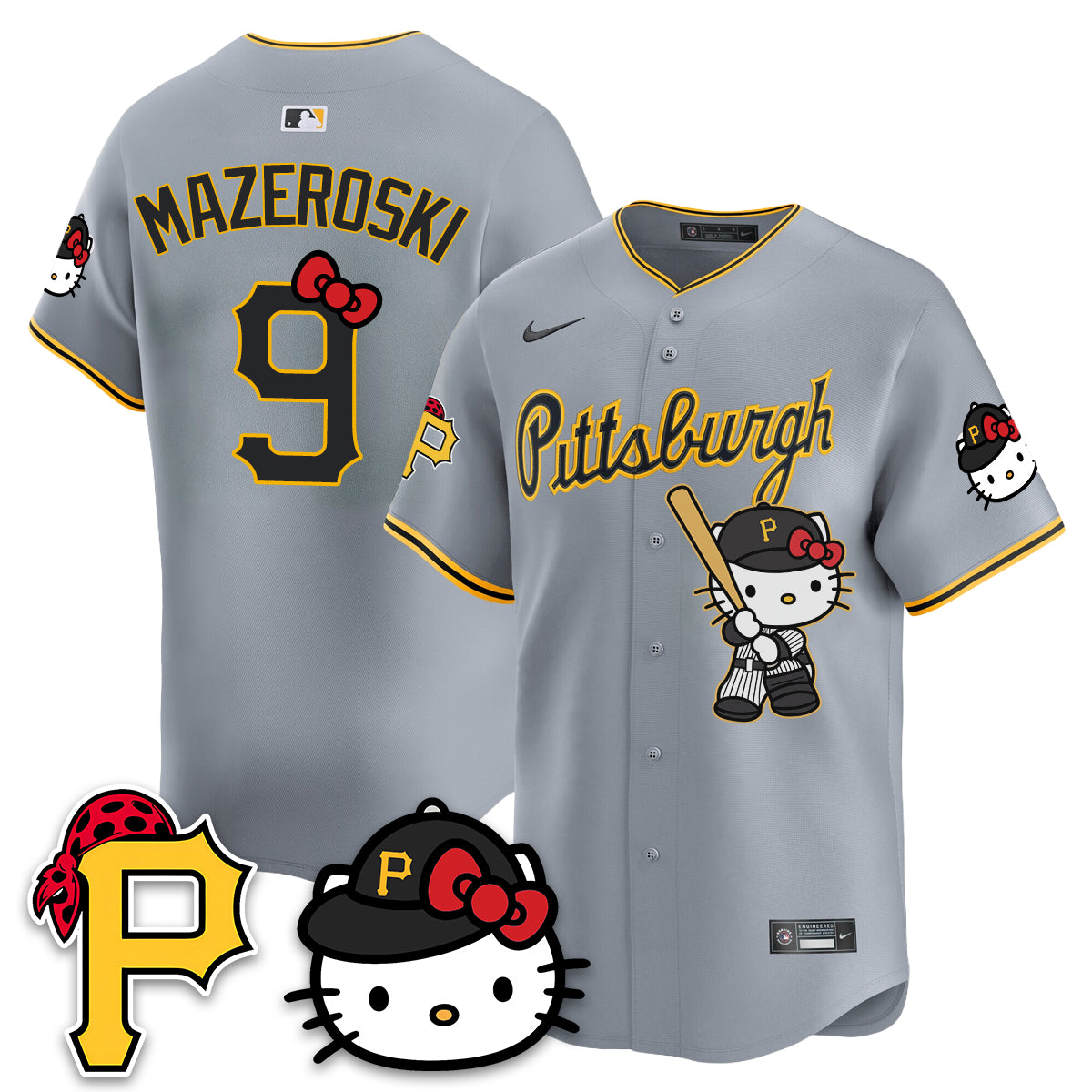 Pittsburgh Pirates x Meow KT Vapor Limited Jersey - Stitched
