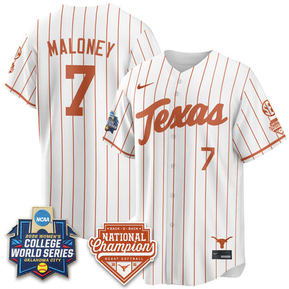 TEX Softball 2026 World Series (WCWS) Vapor Premier Limited Jersey - B2B Champs - Stitched
