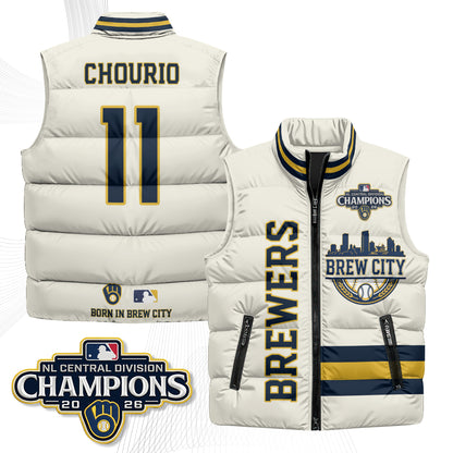 MIL "Brew City" Puffer Vest - Printed V3