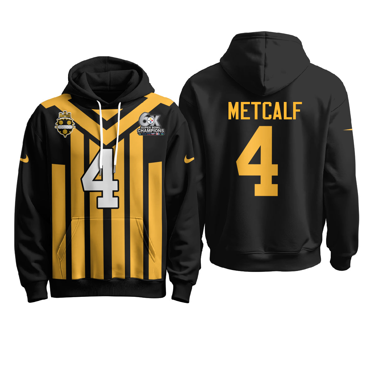PIT 6X Champs Rivalries Fleece Hoodie - Printed