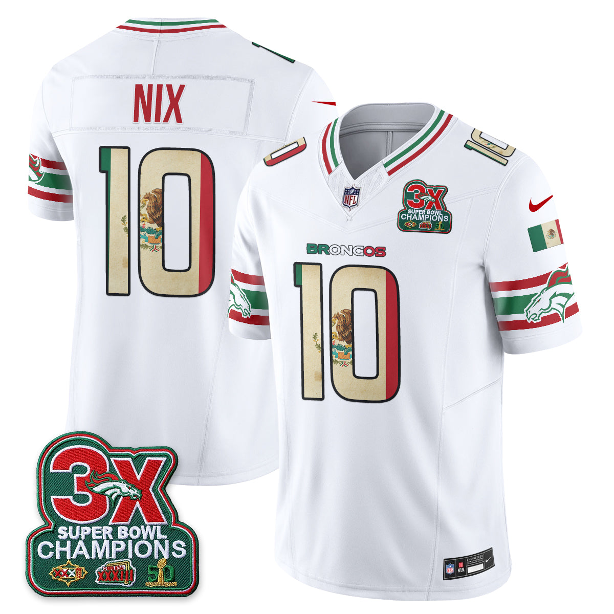 DEN Mexico Edition Vapor Jersey - Stitched