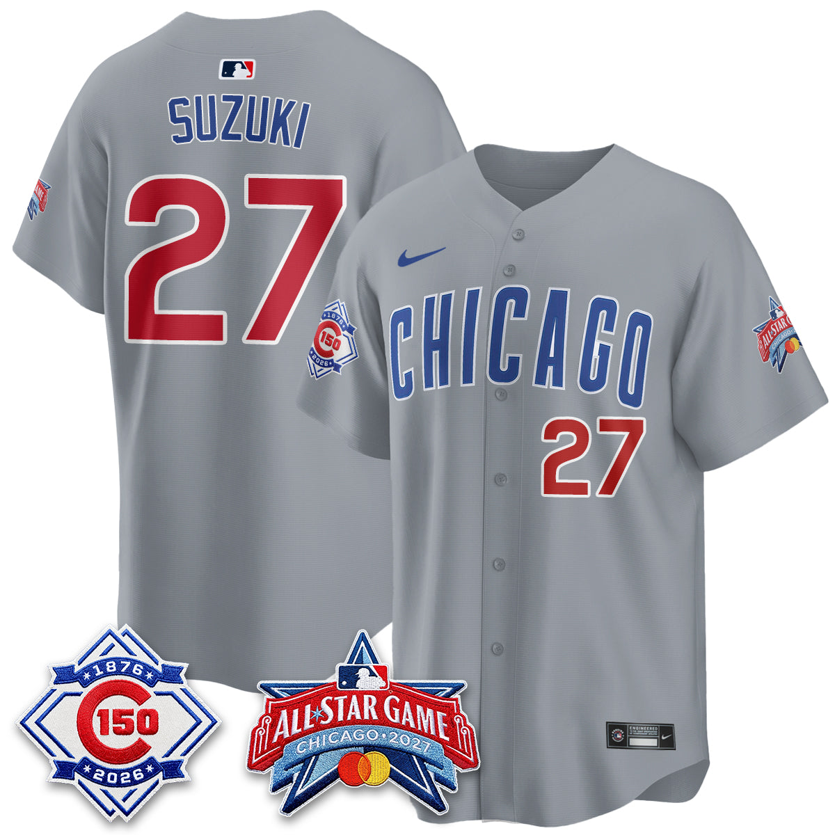 Chicago Cubs 2027 All Star Game Vapor Limited Jersey - Stitched
