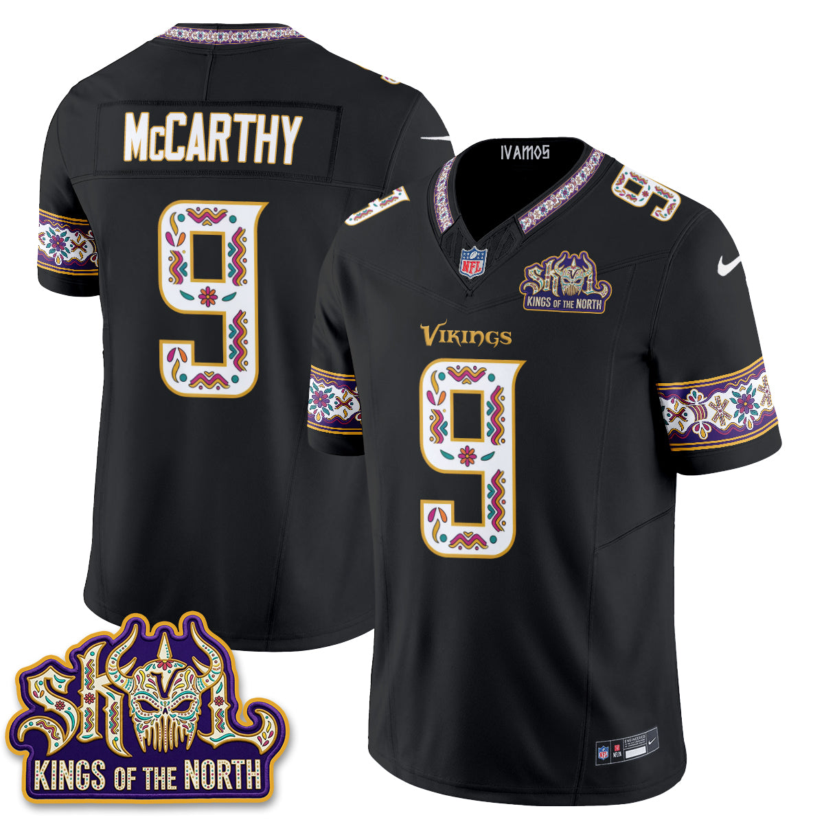 Minnesota Vikings  Latino Heritage Month Vapor Jersey - Stitched