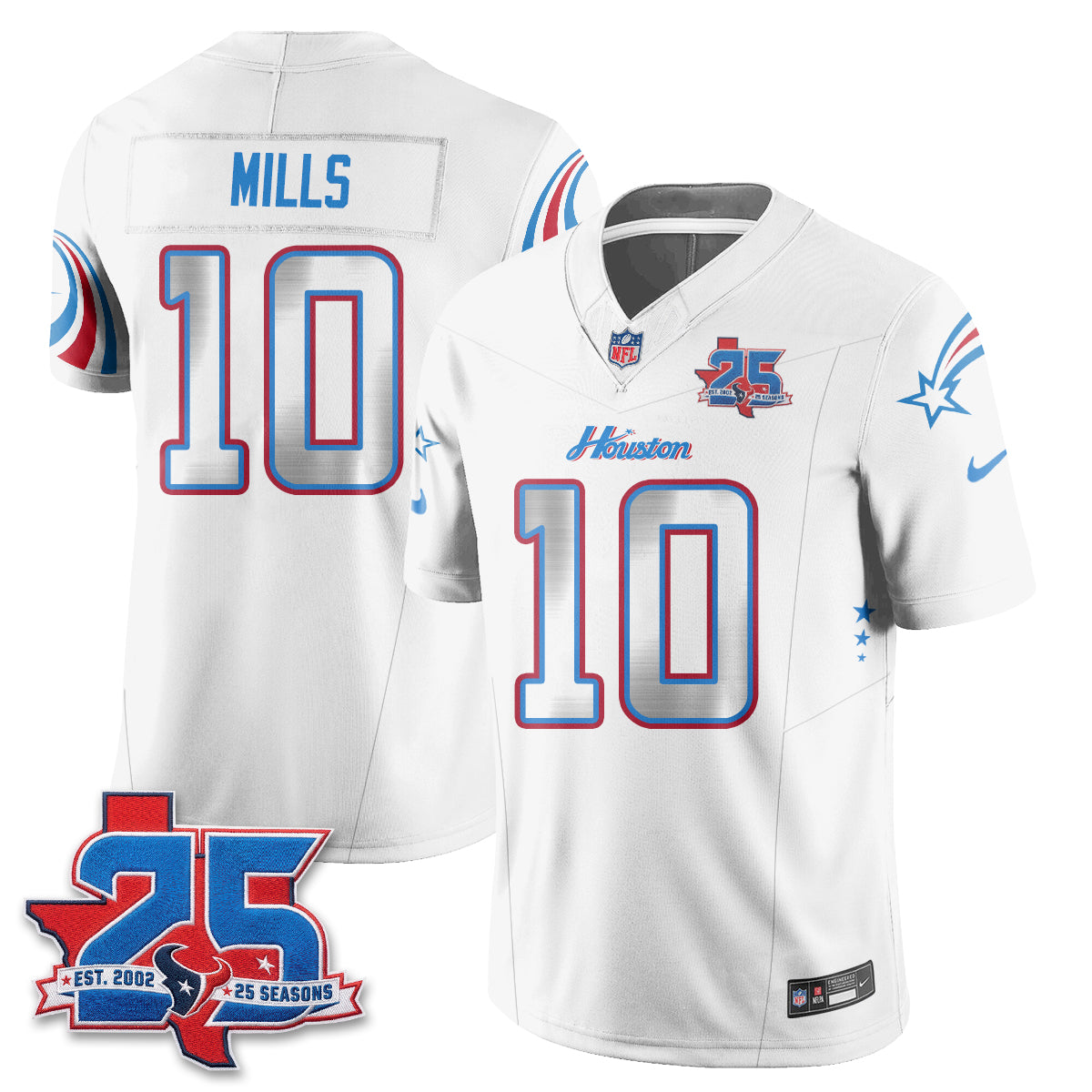 HOU Fan Gear Edition Vapor Jersey (2) - Stitched