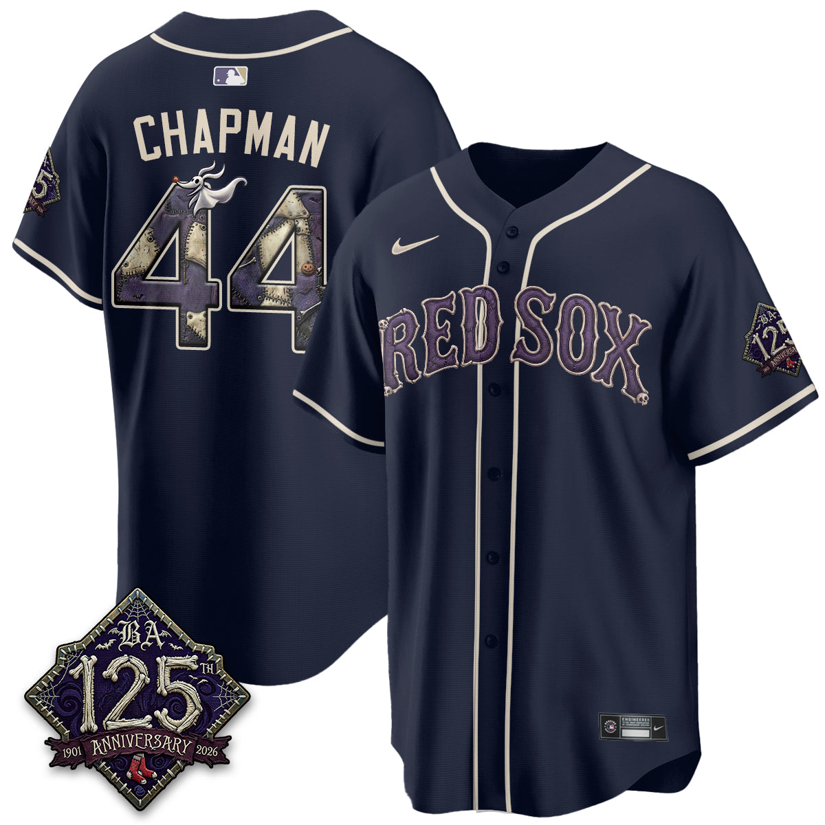 Boston Red Sox Nightmare Vapor Limited Jersey - Stitched