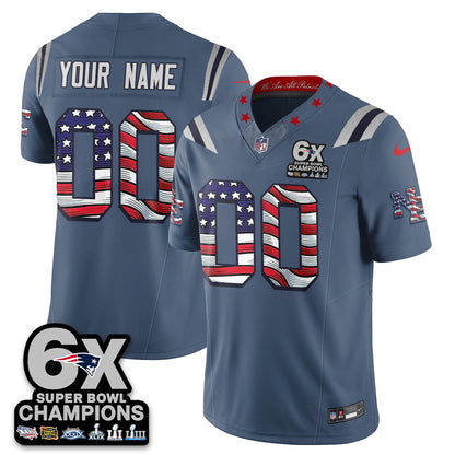 NE America Edition Vapor Custom Jersey V2- Stitched