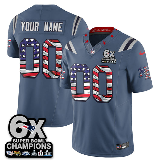 NE America Edition Vapor Custom Jersey V2- Stitched