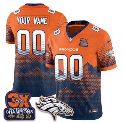 DEN Fangear Edition Vapor Custom Jersey - Stitched