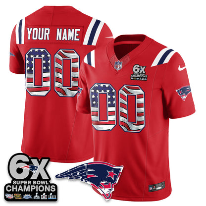 NE America Edition Vapor Custom Jersey V2- Stitched